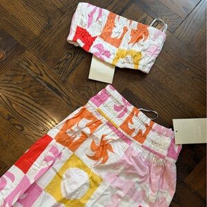 Sabo Skirt Linen Maxi Skirt Set